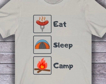 Camping Shirt, Camping Tshirt, Camp Tee, Womens Camping Shirt, Mens Camping Shirt, Happy Camper Shirt, Camp T Shirt, Camping Tee Shirt