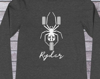 Spyder Ryder Long Shirt, Motorcycle Shirt, Biker Shirt, Can Am Spyder, Trike Motorcycle Rider, Three Wheel Bike, Biker Long Tee