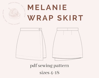 asymmetrical mini skirt pattern