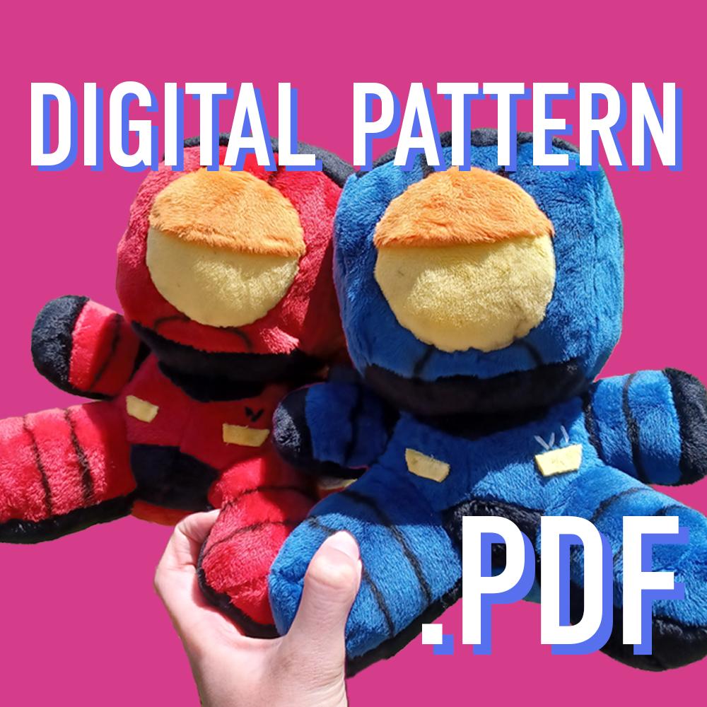 Ultraplush Digital Pattern Ultrakill V1 and V2 10"