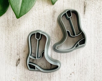 Cowboy Boot Polymer Clay Cutter | 3D Printed Clay Cutter