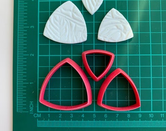 Rounded Triangle Polymer Clay Cutter | 3D Printed Clay Cutter