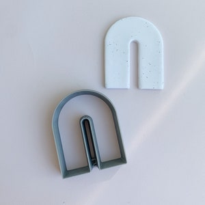 Wide Arch Clay Cutter | 3D Printed Earrings Polymer Clay Cutter