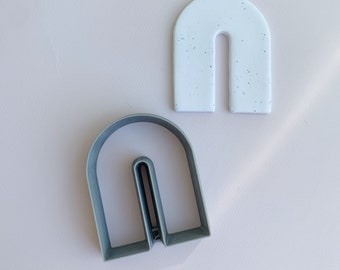 Wide Arch Clay Cutter | 3D Printed Earrings Polymer Clay Cutter
