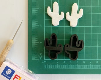 Cactus Polymer Clay Cutter | 3D Printed Clay Cutter | PLA Clay cutter