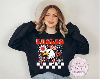 Eagles mascotte PNG, schoolgeest png, adelaarsvoetbal png, adelaarsmascotte schoolgeest png, mascotte png, adelaars png
