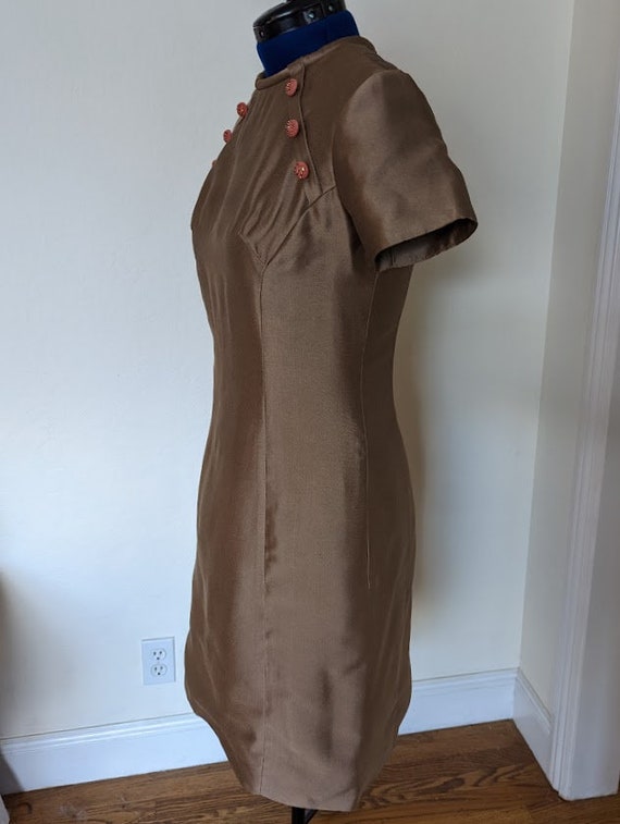 Vintage Asian Inspired Handmade Wiggle Dress Size… - image 3