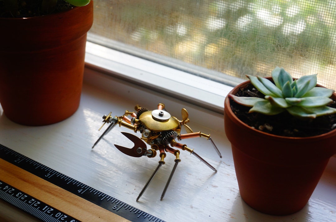 Iron Insect CRAB - Steampunk/ Iron Bug/ Metal Insect - Etsy