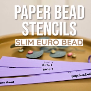 Stencil perline di carta sottile stile europeo