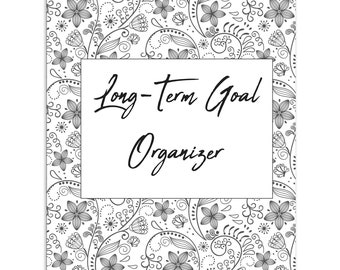 Long-Term Goal Organizer Flower Cover