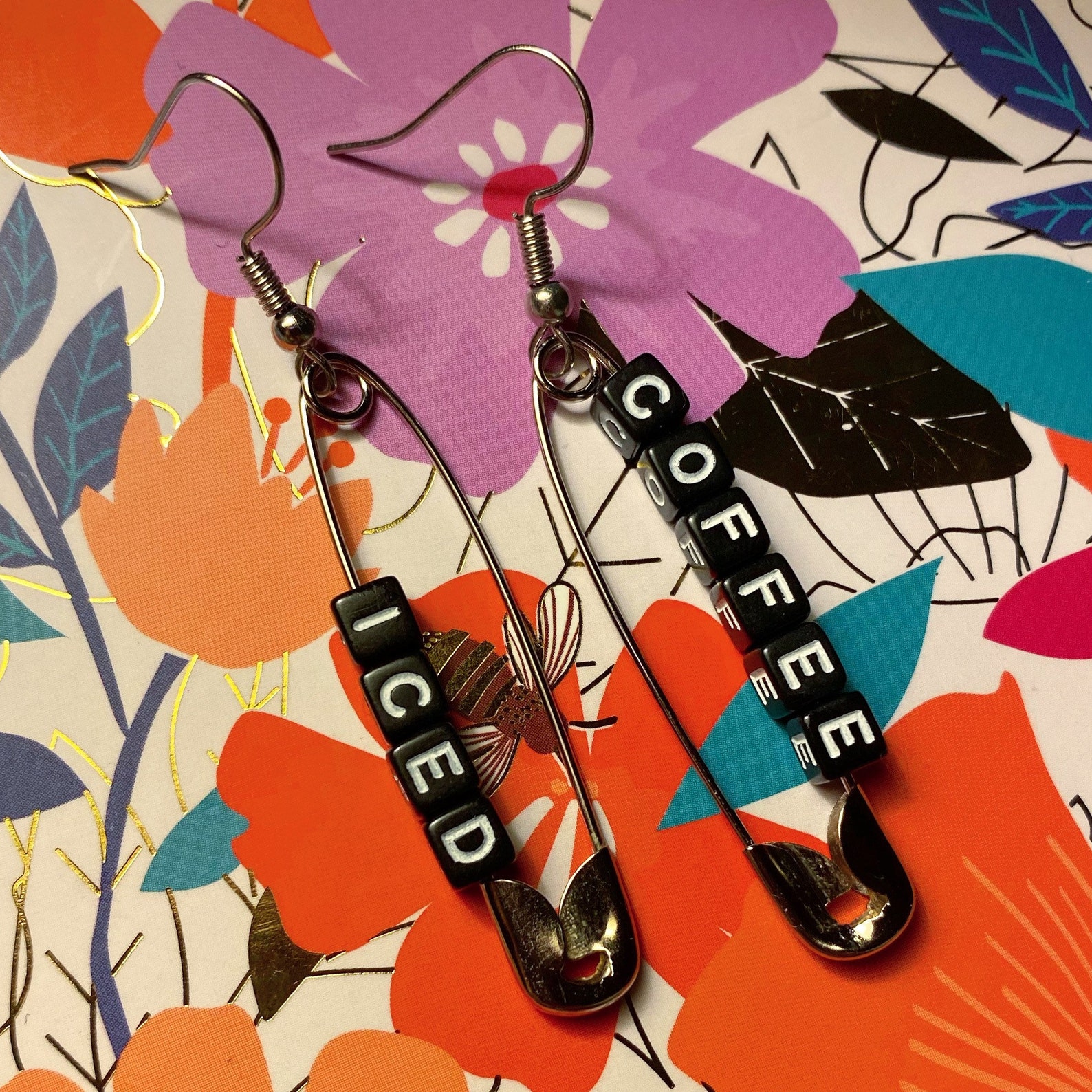 Iced Coffee Earrings Etsy