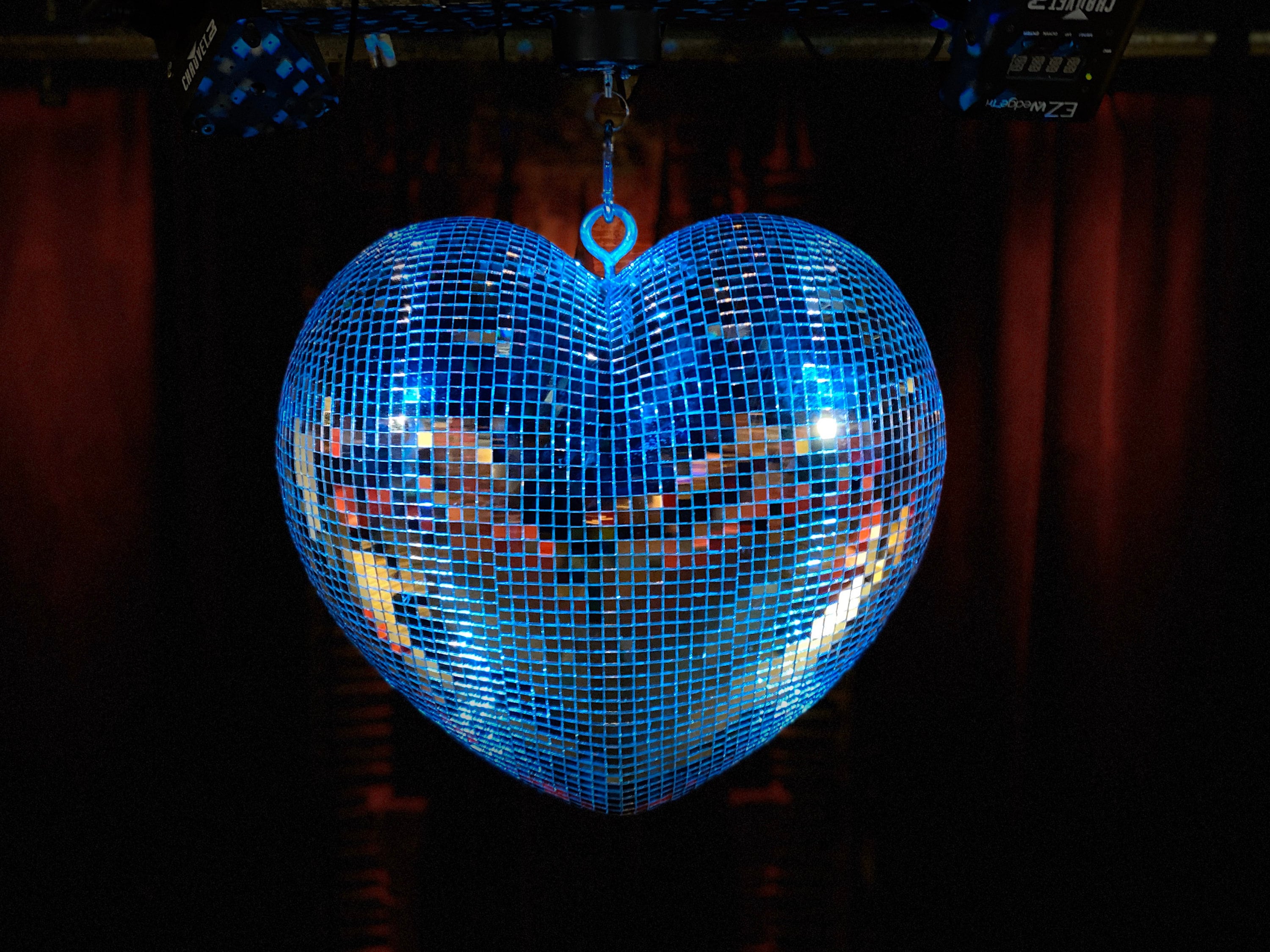 Disco Ball Heart Etsy