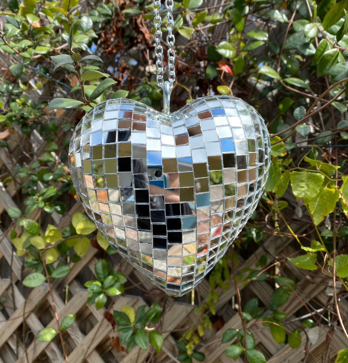 Mini Disco Ball Heart Etsy Canada