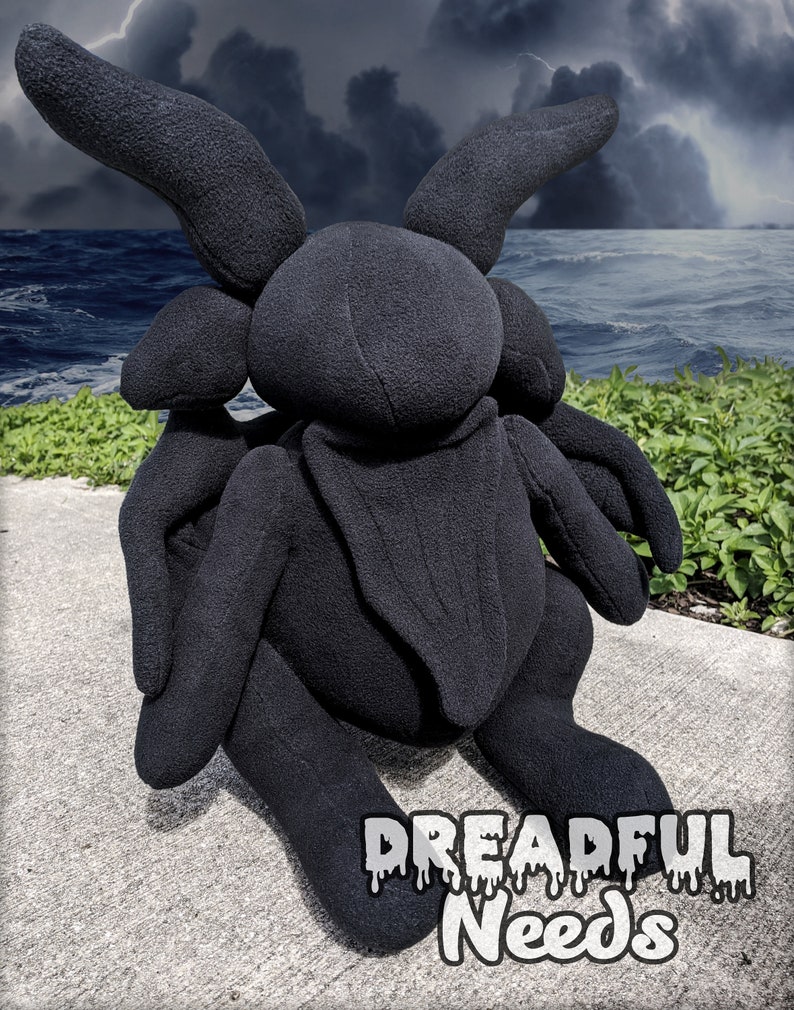 Large Baphomet Stuffed Animal, Baphomet Plush, Satanic Decor, Satanic Goat, Goth, Witchcraft, Horror, Cute Plush, Holiday Gift, Halloween 