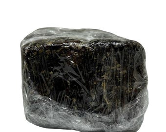 Organic Raw African Black Soap, Detoxifying, For All Skin Types