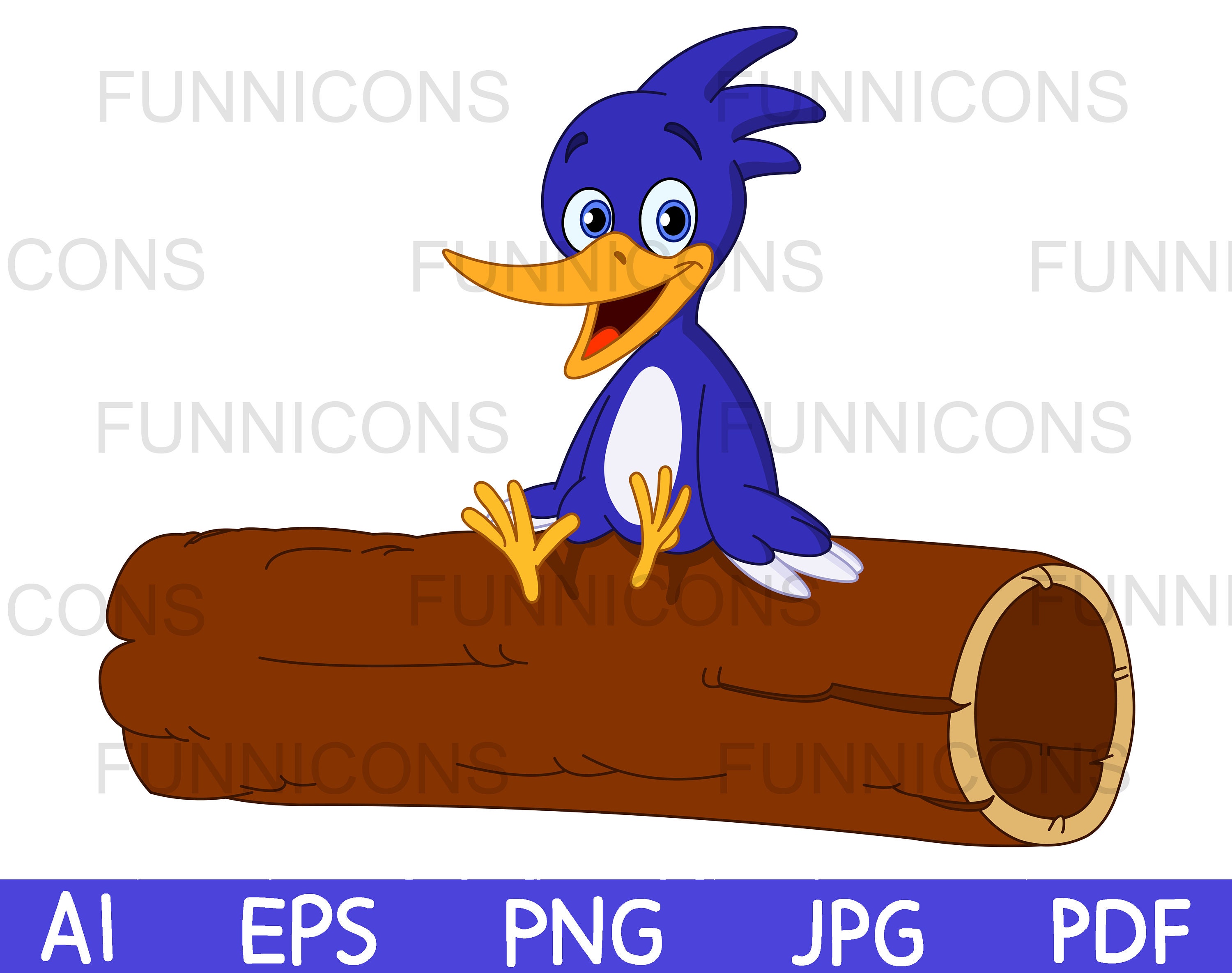 Clipart Cartoon of a Happy Woodpecker Bird Sitting on a Log - Etsy New Zealand Clipart Cartoon of a Happy Woodpecker Bird Sitting on a Log - Etsy New Zealand