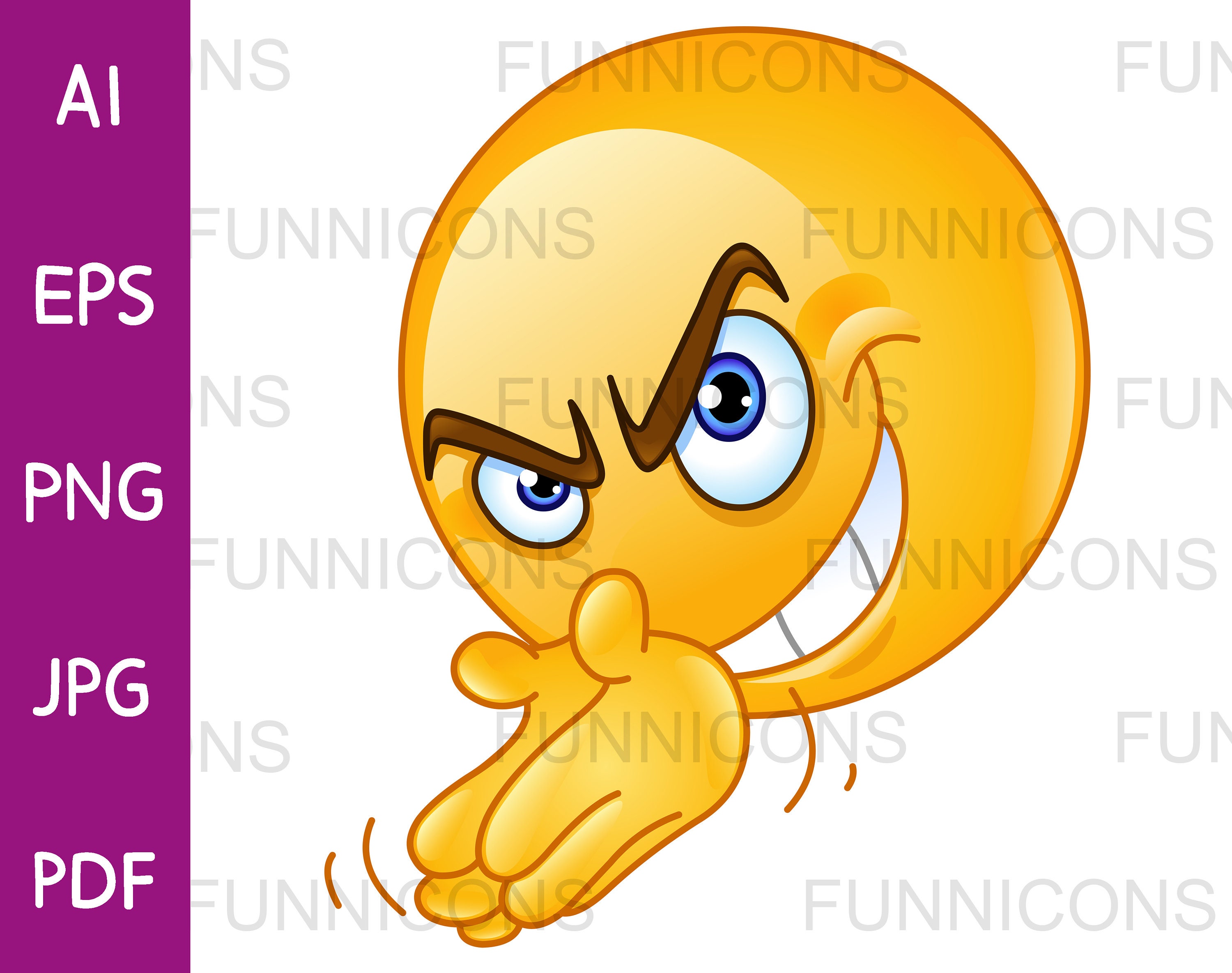 Thinking face emoji meme - Top vector, png, psd files on