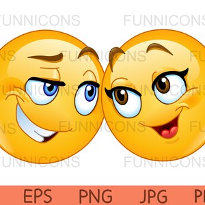 Clipart z okazji Walentynek, para emotikonów wyrażających miłość, przytulona kreskówka o miłości, dołączone pliki ai eps png jpg i pdf, możliwość pobrania plików cyfrowych.