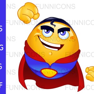 Clipart przedstawiający latającego superbohatera w czerwonej pelerynie, dołączone pliki ai eps png jpg i pdf, możliwość natychmiastowego pobrania plików cyfrowych.