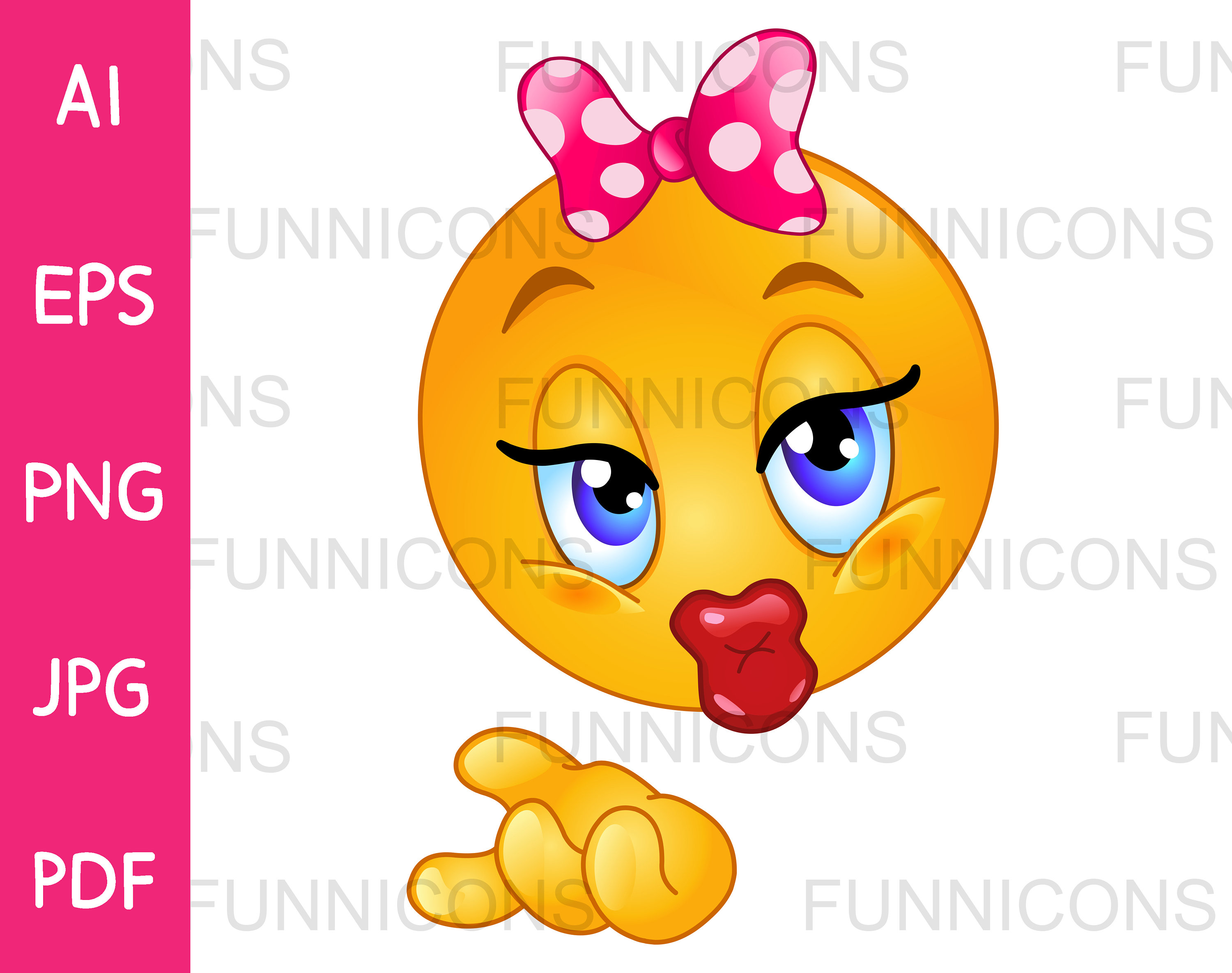 Emoji Kiss Pdf - Etsy