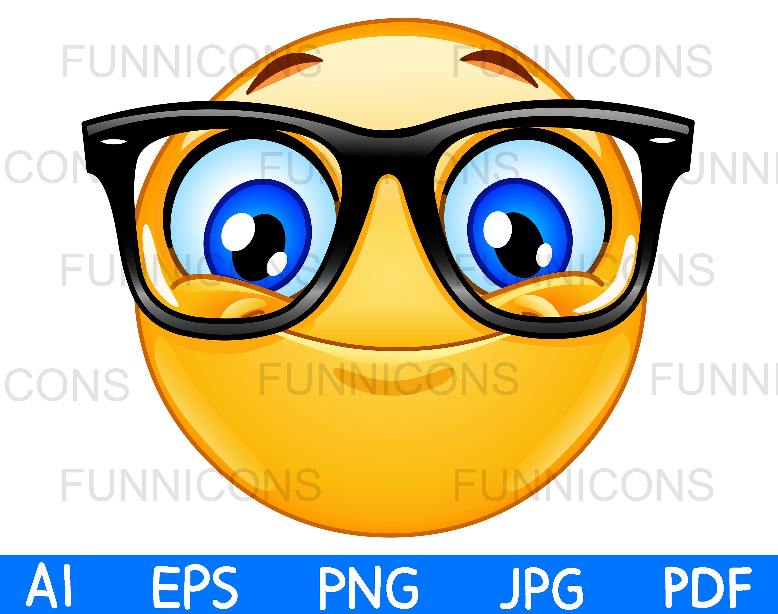 Smiley With Glasses Emoji | tunersread.com