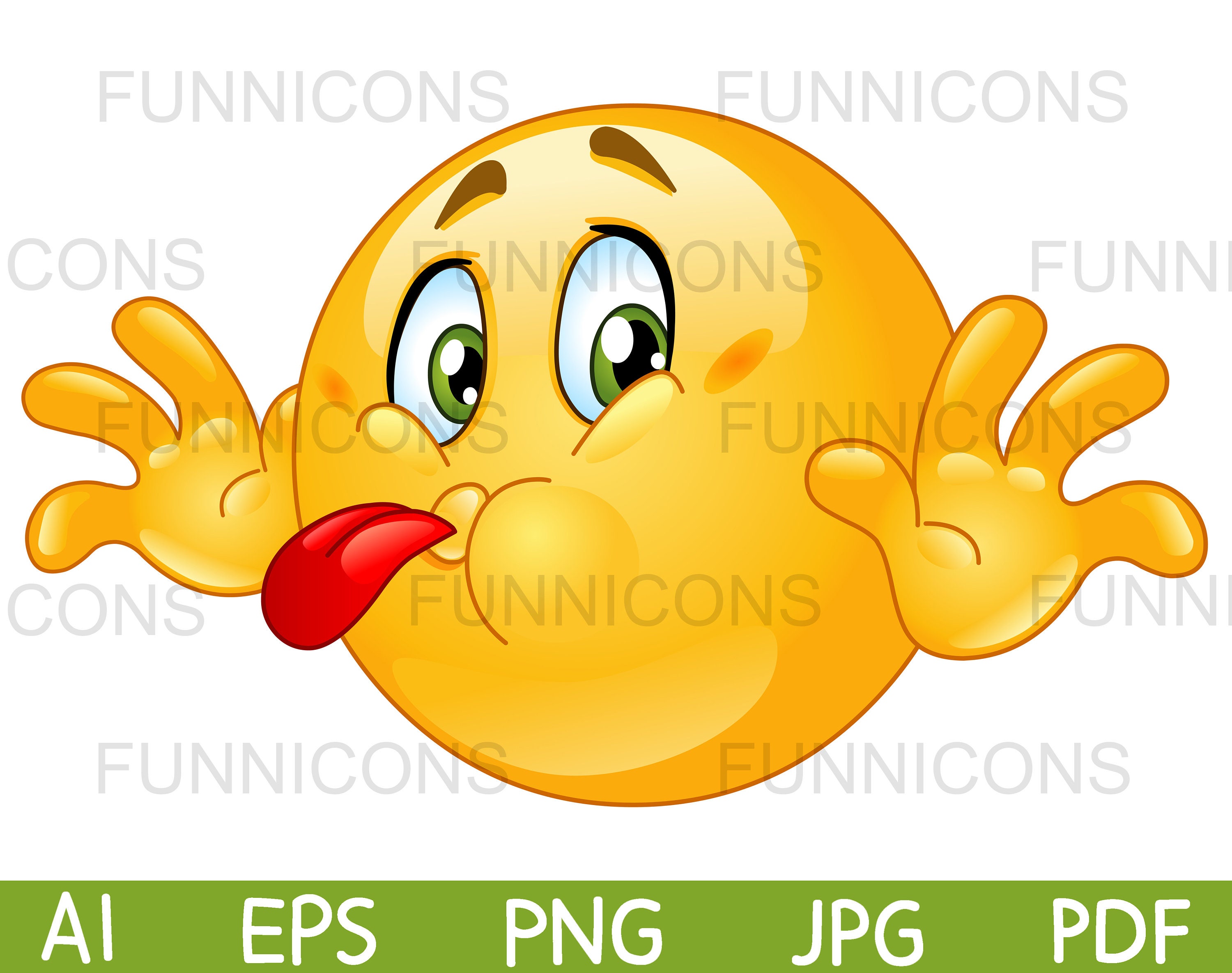 funny face emoticon