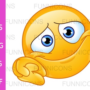 Dessin animé clipart d’une émoticône touchée montrant une pose tendre, amoureux, rêverie, fichiers pdf ai eps png jpg, téléchargement de fichiers numériques.