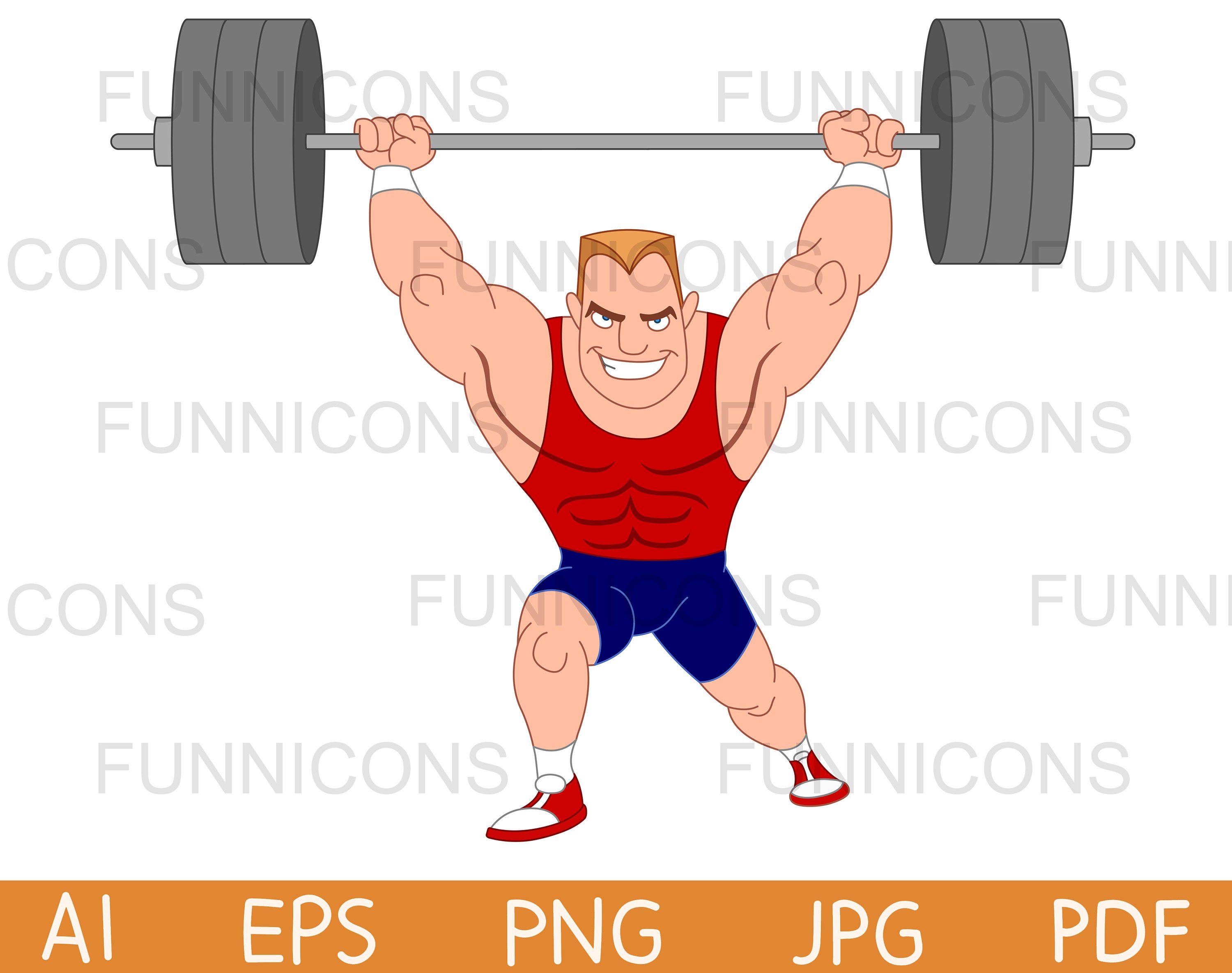 Clipart of a Cartoon Muscular Weightlifter Bodybuilder Lifting - Etsy Ireland Clipart of a Cartoon Muscular Weightlifter Bodybuilder Lifting - Etsy Ireland
