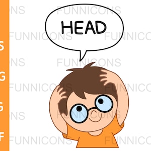 Jeune garçon d’enfant avec des lunettes retenant et disant la tête dans une bulle de discours, ai eps png jpg et fichiers pdf inclus, téléchargement de fichiers numériques.