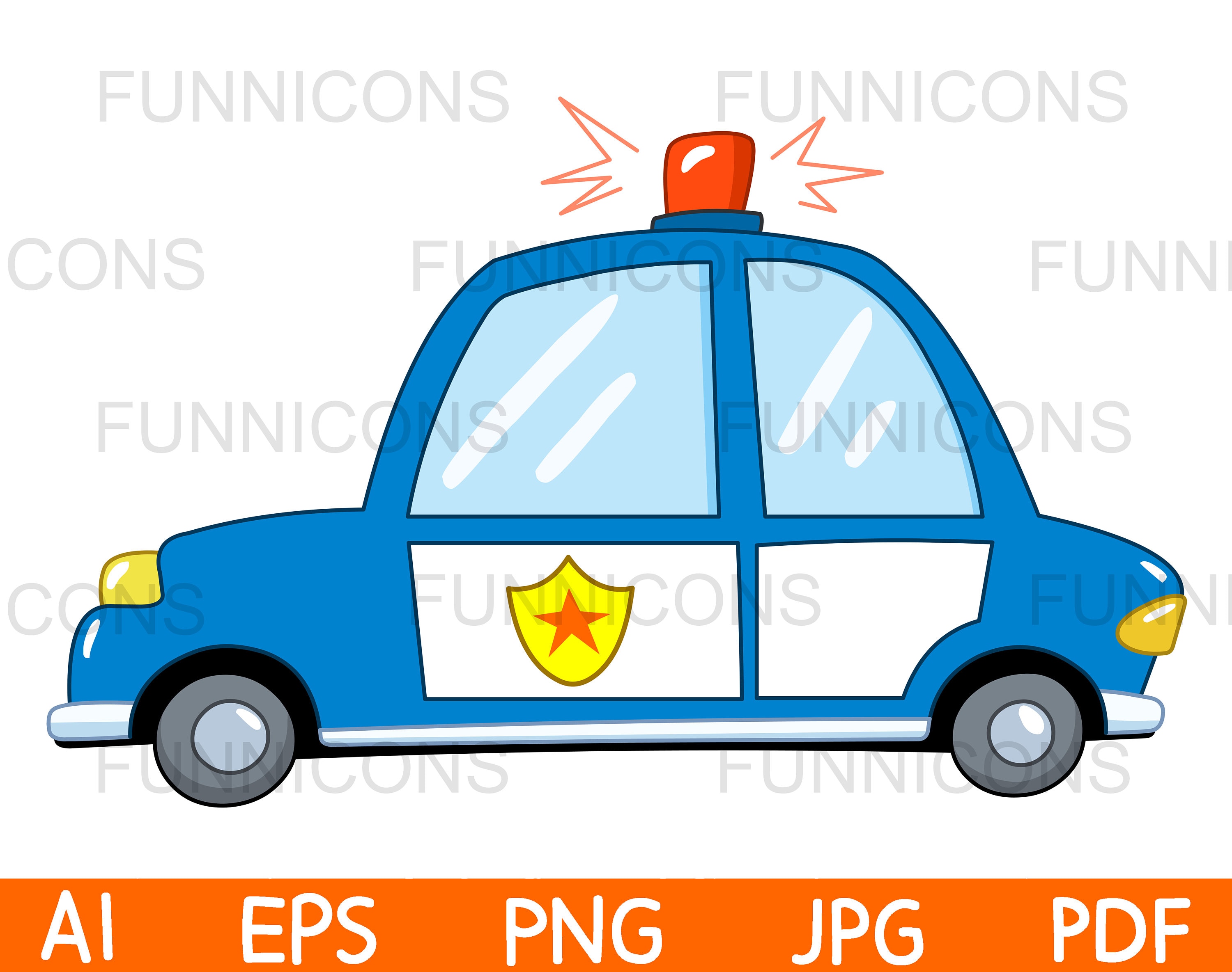 Clipart Cartoon of a Police Car Transport Illustration Ai - Etsy Ireland Clipart Cartoon of a Police Car Transport Illustration Ai - Etsy Ireland