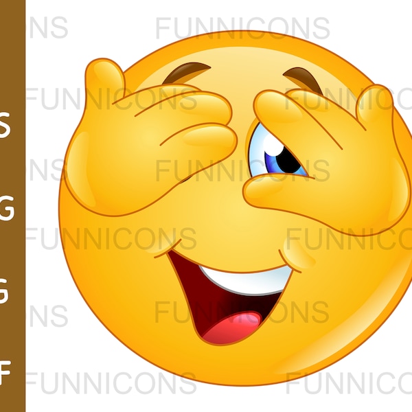 Covering Eyes Emoji Etsy