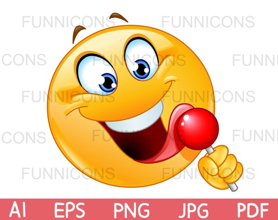 Emoji Expressions Plush Pillow Winking Face Stuck Out Tongue