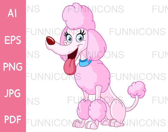 Panting Dog Clipart Coloring