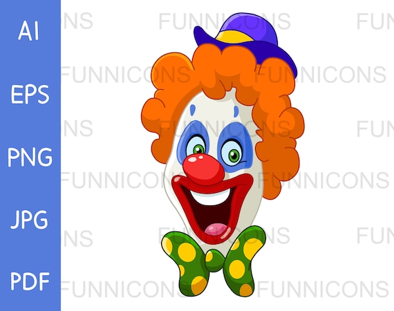 Funny clown face Black and White Stock Photos & Images - Alamy