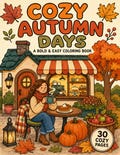Autumn Coloring Book, 30 Bold & Easy Fall Pages, Printable PDF + JPG product logo