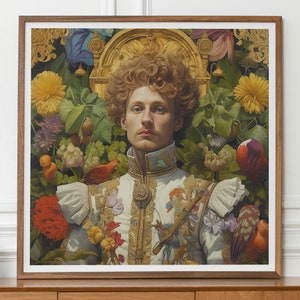 Prince Carlisle - Gay UK Royalty Queerart Print - Handsome Homosexual English Renaissance Man