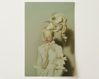 Bright Side Surreal High Fashion Art Print | Gay Pop Camp Surrealism Wall Art
