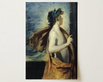 Queer Classical Apollo Art Print - John Singer Sargent 'Forge of Vulcan' Gay God Decor