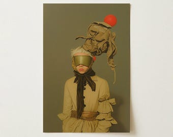 Enlightenment Avant-Garde Victorian Fashion Art Print | Gay Pop Surrealism Wall Art