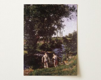 Summer Karoly Ferenczy Art Print | European Impressionist Gay Nature Scene Wall Art