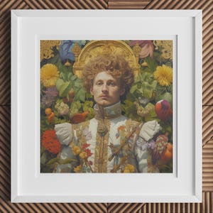 Prince Carlisle Gay UK Royalty Art Print - Homosexual Modern Renaissance Decor, Royal LGBTQ+ Wall Art Gift for the Queer Nobility