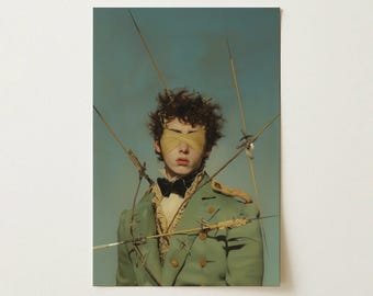 Bullseye Surreal 18th Century Gay Military Art Print | Neo-Baroque Pop Camp Conceptual Wall Art
