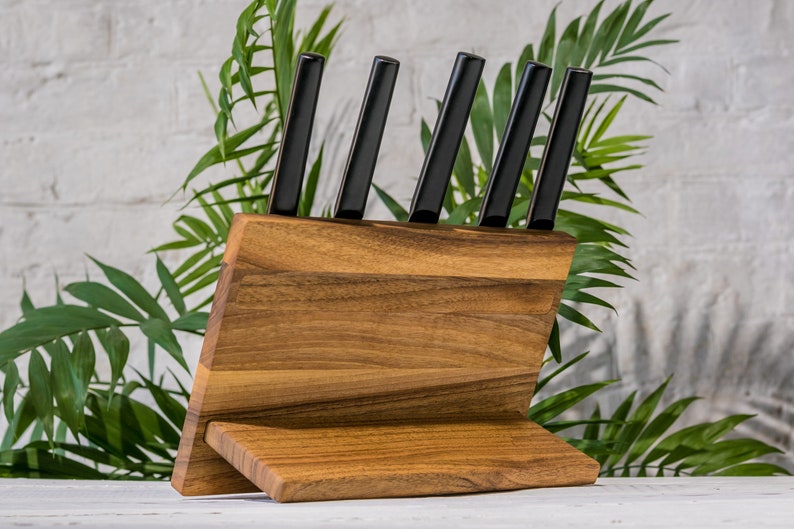 Knife Holder Kitchen Accessories Knife Block Etsy