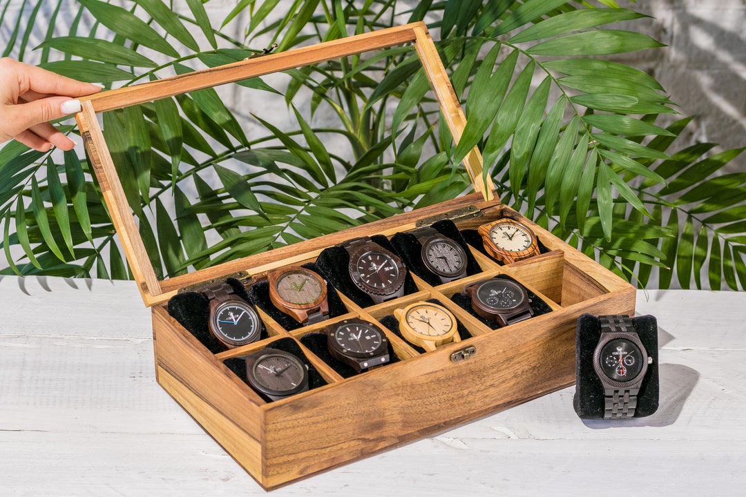 Watch Storage Box Men Watch Box Wooden Watch Box Personalized Wood