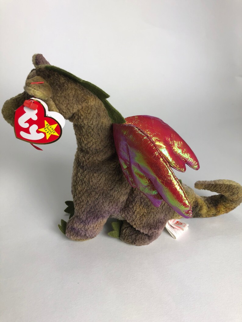 Authentic and Rare Ty Beanie Baby Scorch Dragon 1998 with | Etsy