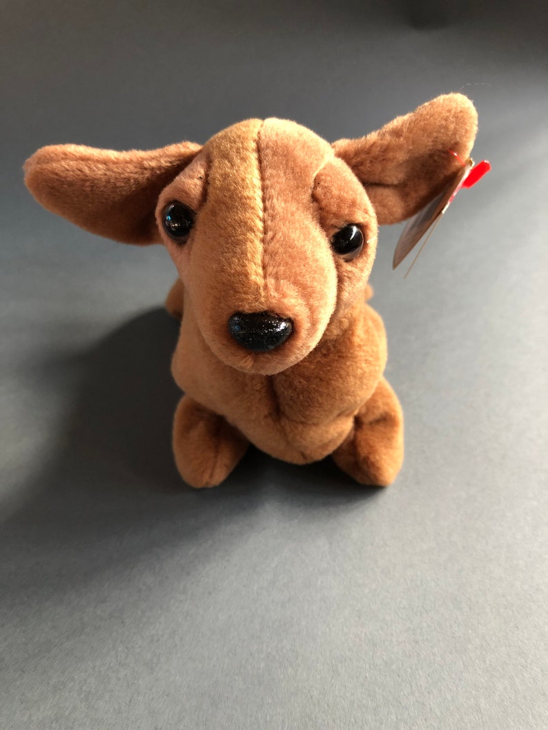 TY Beanie Babies WEENIE Dachshund Dog rare errors with Etsy