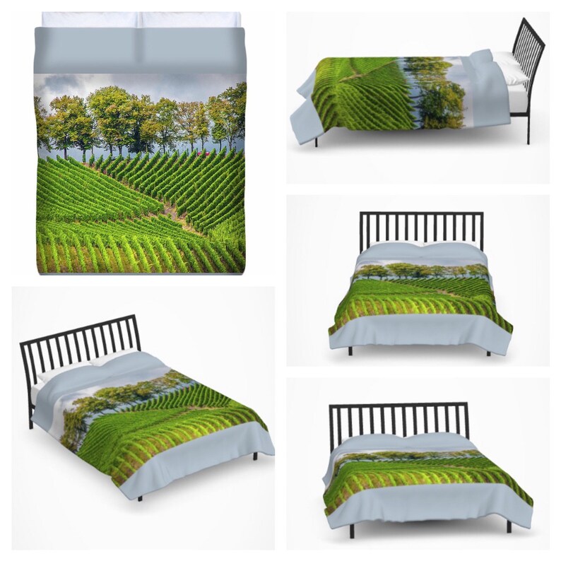 Fabulous Vineyards Duvet Cover Bedding Artistic Duvet Cover Etsy