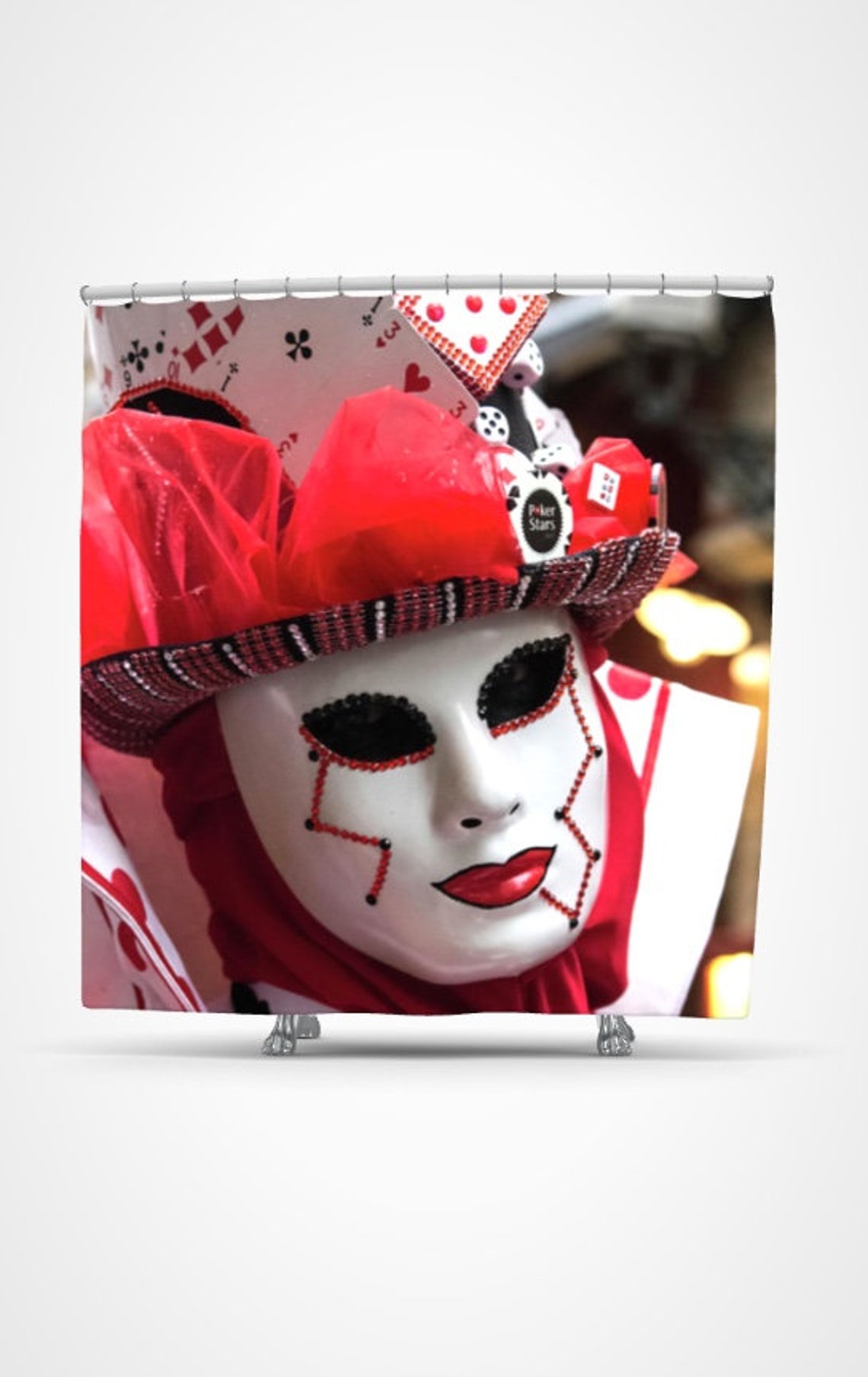 Joker Shower Curtain Bathroom Bathtub Bathroom Decor Etsy