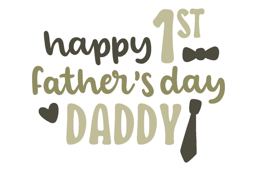 Happy 1st Fathers Day - Etsy