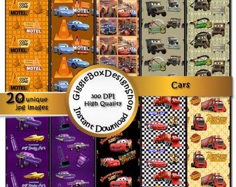 disney cars scrapbook paper